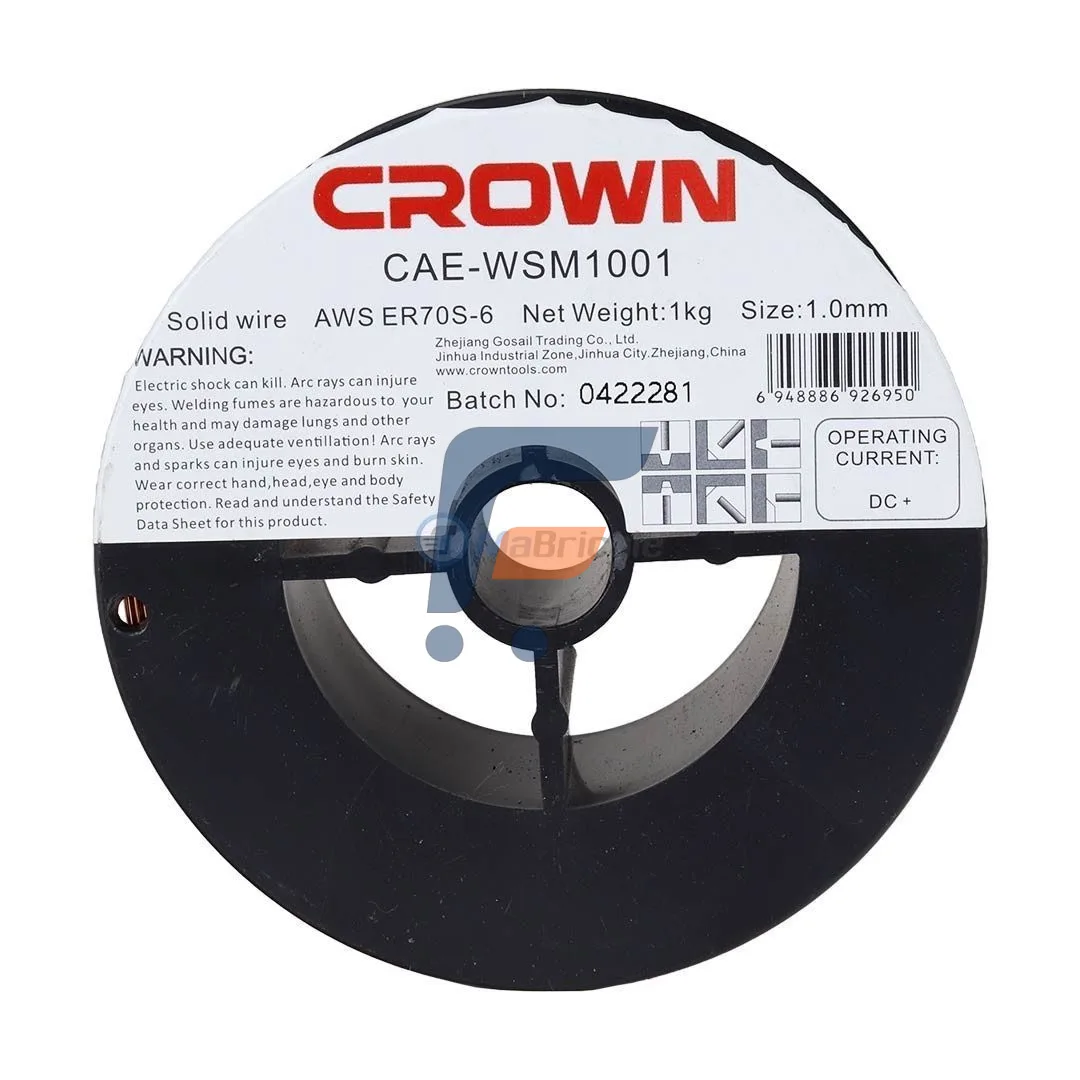 FIL SOUDURE 70S-6 0.8MM 15KG CROWN
